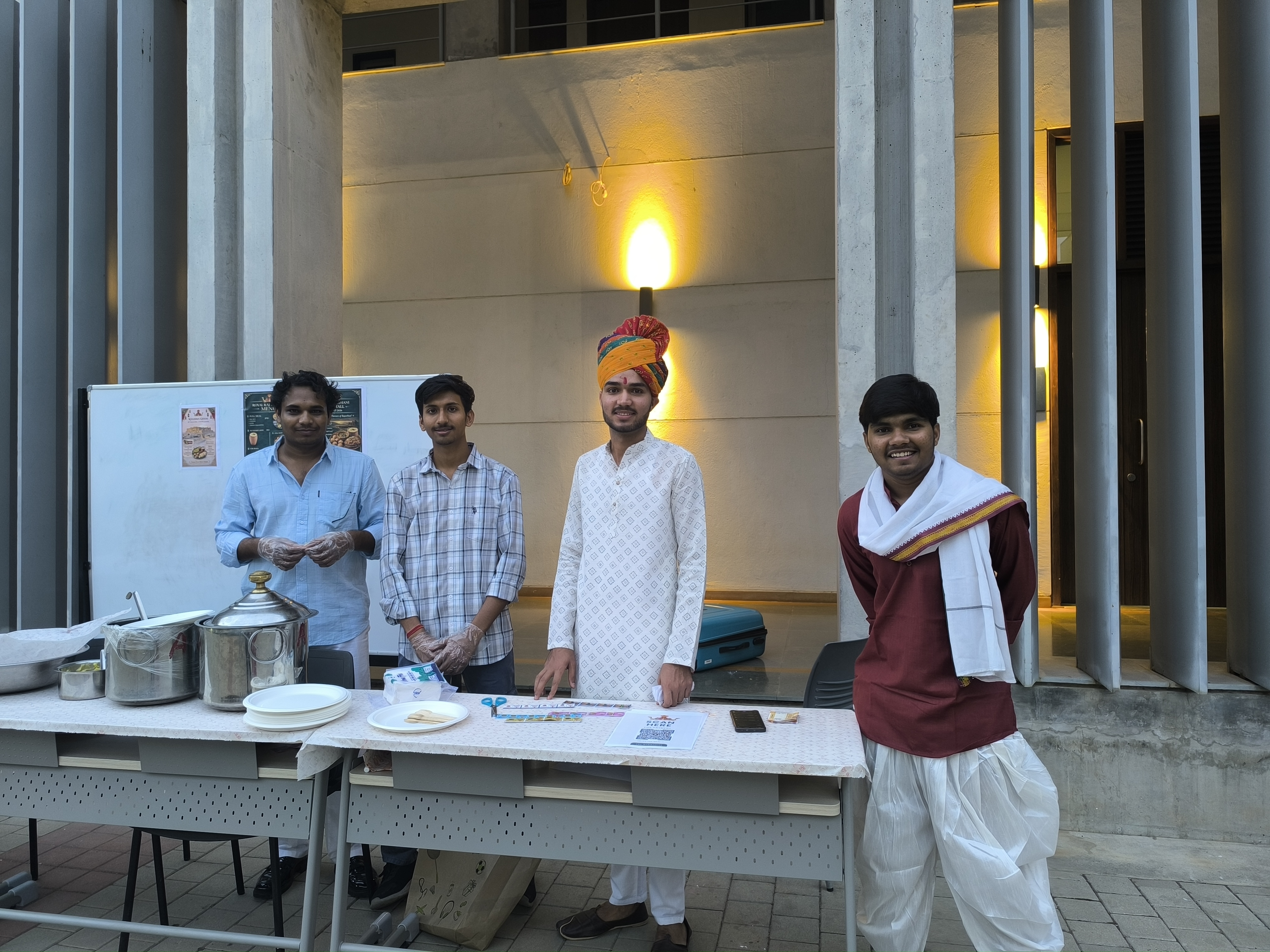 Padharo Mhare Stall setup at APU