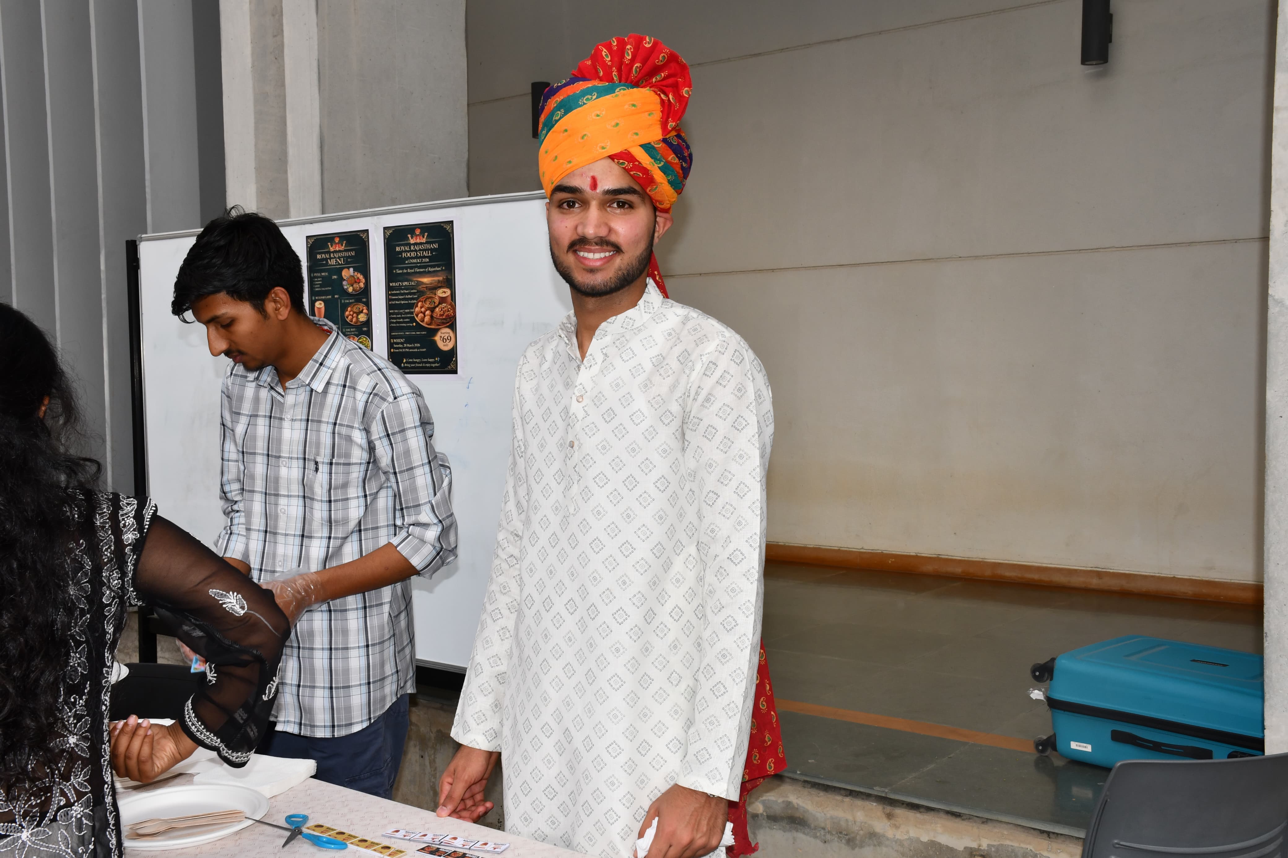 Padharo Mhare Stall serving food